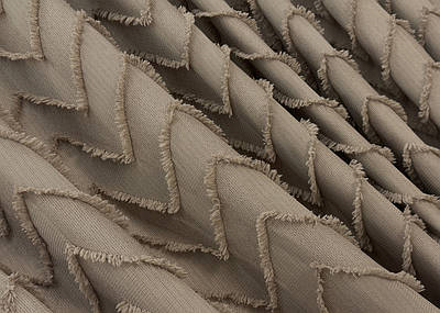 Шторна тканина Льон Букле. Колір какао. Код 1808ш