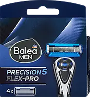 Змінні леза для станка Balea men Precision 5 Flex-Pro, 4 шт