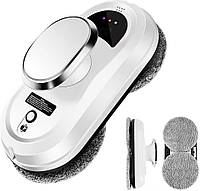 Робот-щітка для миття вікон Glass Cleaning Robot з пультом Білий