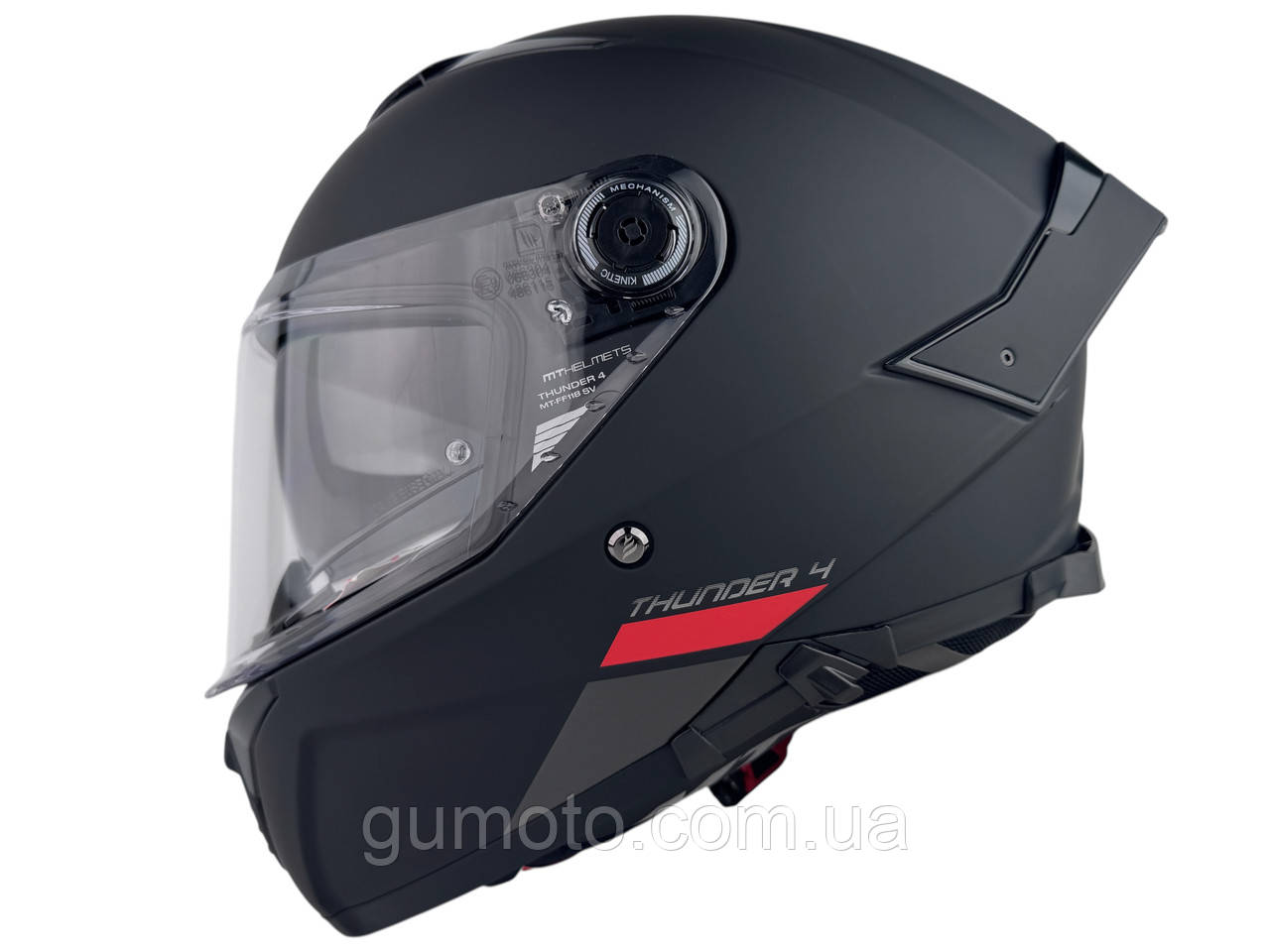 Мотошлем MT Thunder 4 SV Solid A1 Matt Black