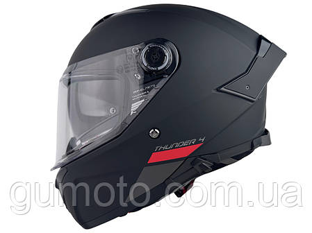 Мотошлем MT Thunder 4 SV Solid A1 Matt Black, фото 1
