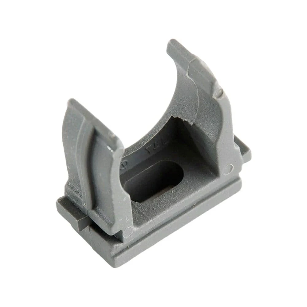 Кліпса для гофри Apro сіра 32 мм (уп. 50 шт.) (95-00063)