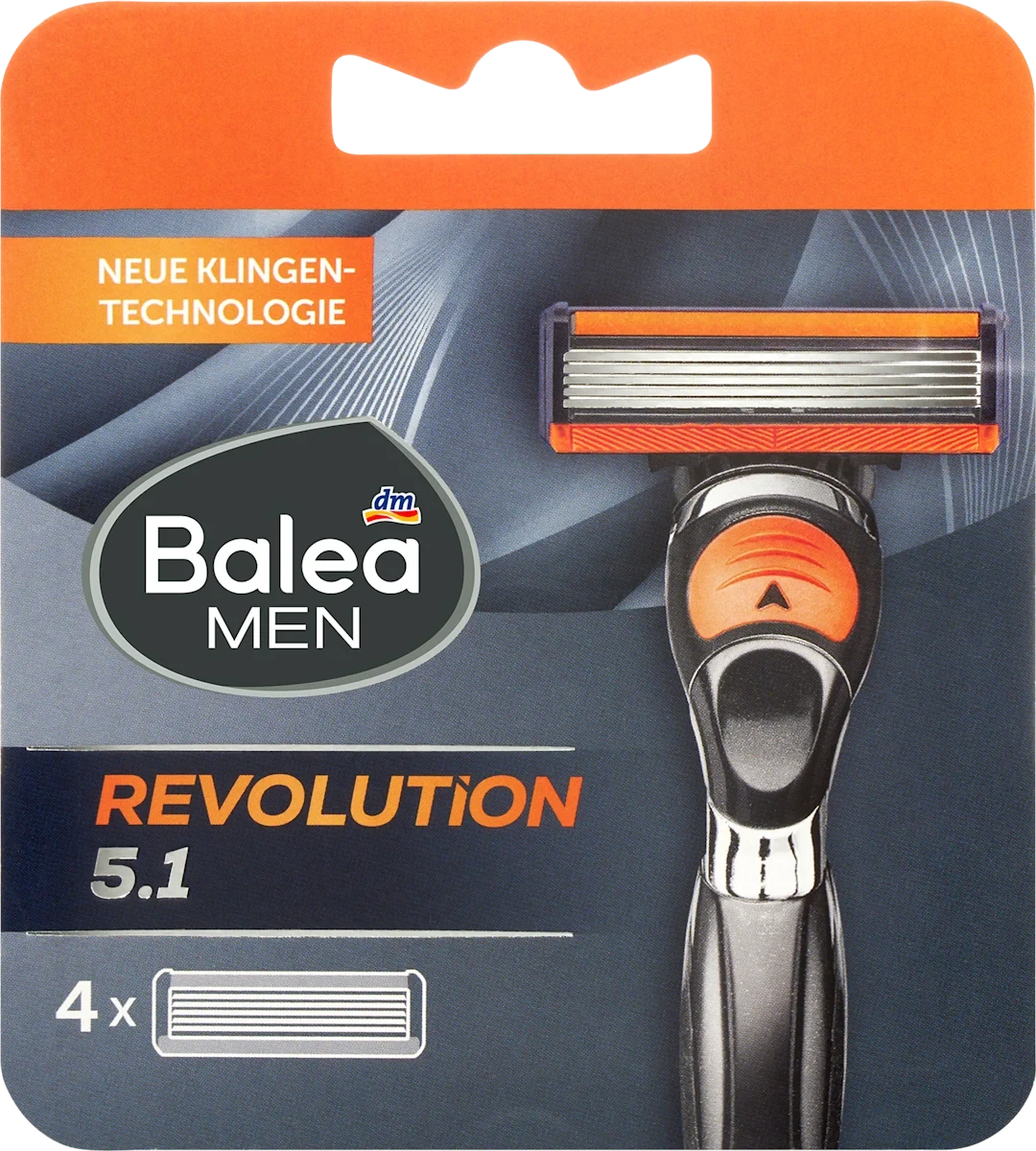 Змінні леза для станка Balea men Ersatzklingen Revolution 5.1, 4 шт