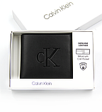 Гаманець чоловічий Шкіряний Calvin Klein у подарунковій Упаковці, фото 2