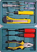 Набір інструментів 621 (плоскогубці, пять викруток, викрутка-індикатор напруги та канцелярський ніж)