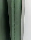 Готовий комплект штор 2шт(230Х230) на тасьмі 6см Колір: темно-зелений(бутилочний), фото 9