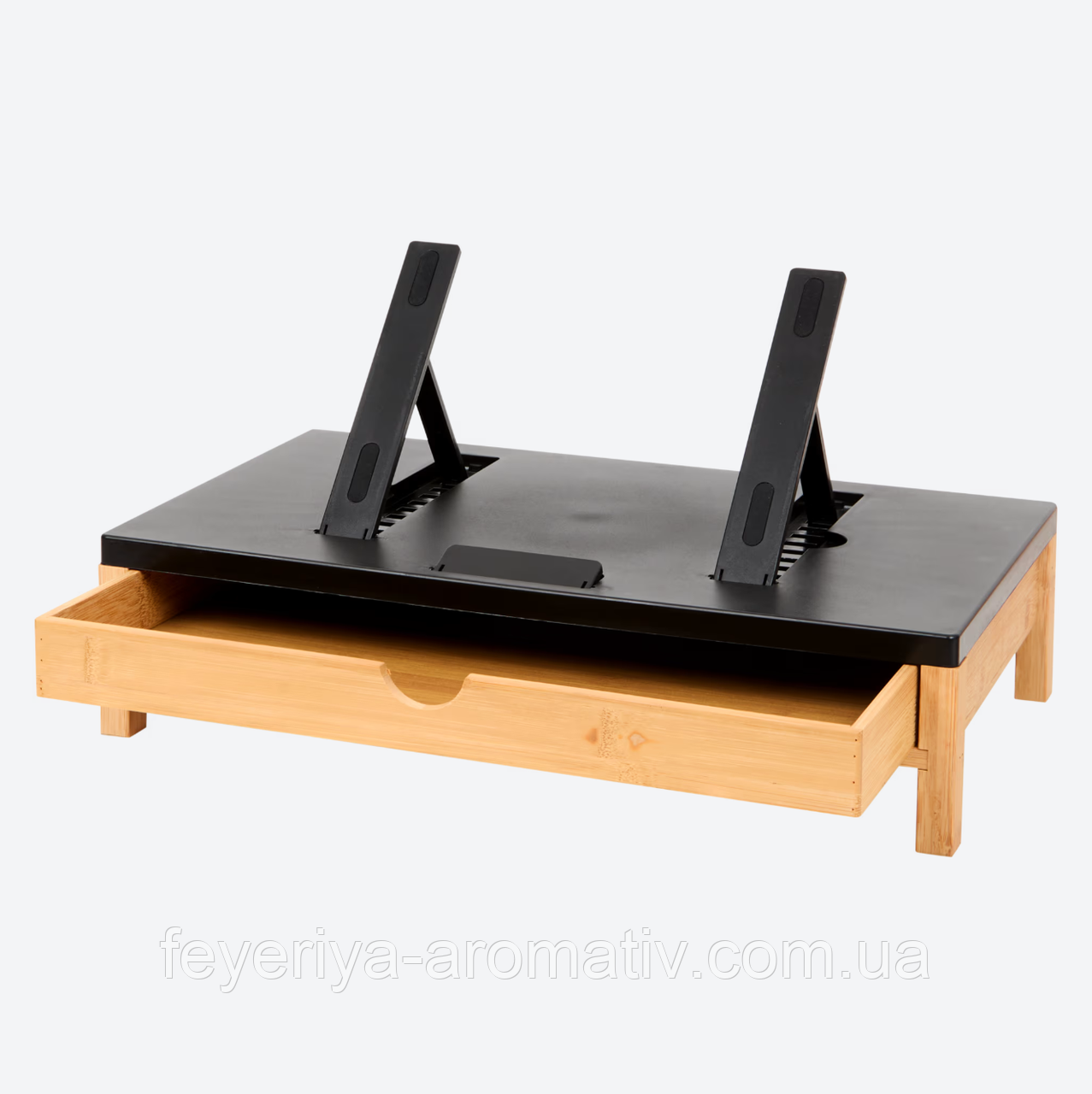 Дерев'яна підставка для ноутбука Laptop Table 43х25х10.5см, фото 1