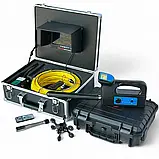 Відеодіагностика труб з локатором (50 м IP68) Ендоскоп для каналізації з передавачем і приймачем 512 Гц, фото 3