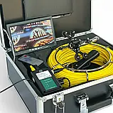 Відеодіагностика труб з локатором (50 м IP68) Ендоскоп для каналізації з передавачем і приймачем 512 Гц, фото 5