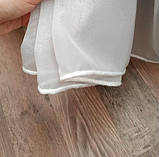 Тюль Турецький із шифону Тюль на тасьмі Готова тюль із шифону Тюль 400x270 Гардина із шифону Білий тюль, фото 8