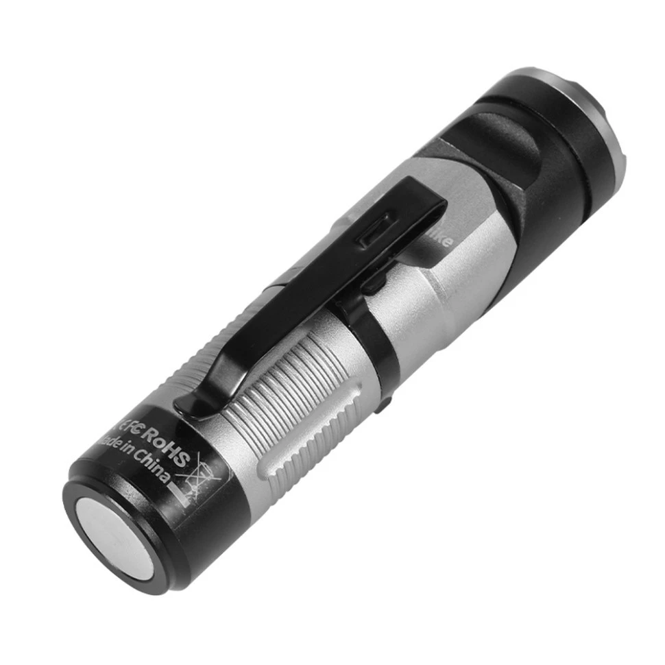 Ліхтар з кліпсою Naturehike CNK2450ZM013 430лм (4 режими) Чорно-сірий, фото 1