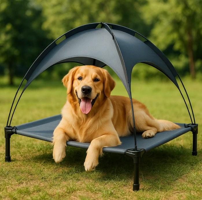 Лежак для собак з навісом Purlov 25428, фото 1