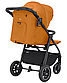 Коляска прогулянкова Carrello Bravo NF 2024 CRL-5512 Amber Orange, помаранчева, візочок Карелло Браво, надувні колеса, фото 5