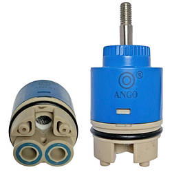 Картридж керамічний для змішувача водоспад Ango D35G-3015Y 35 мм з різьбленням 6 мм високий на ніжках