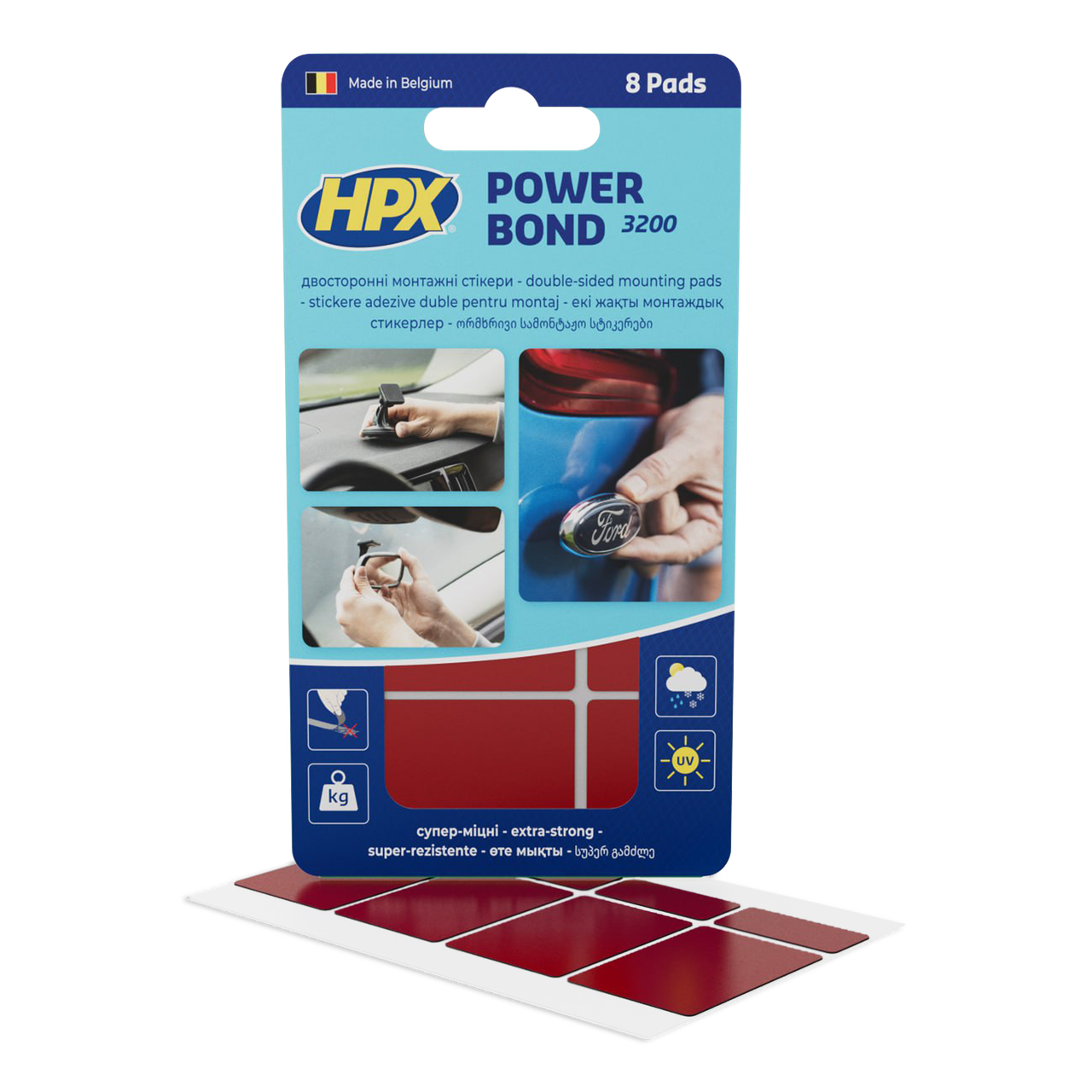 Стікери POWER BOND - 8 шт, фото 1