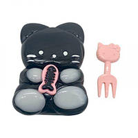 Іграшка-антистрес з рибою і вилкою "Кіт" 9 см