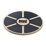 Балансувальна платформа PowerPlay PP_4417 кругла, дерев'яна, фото 4