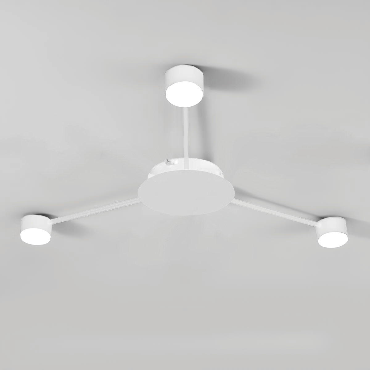 Світильник стельовий LUMINARIA RAY SLIM 3xGX53 WHITE