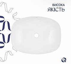 Умивальник накладний Qtap Cardinal 600x380x140 мм, фото 4