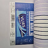 Шпалери вінілові 0.53 × 10.05 м Marburg Scandinavian Vintage 51613, фіолетові та білі смуги для спальні, вітальні, фото 6