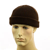 Шапка міні-біні в стилі "Монатік" шоколадний