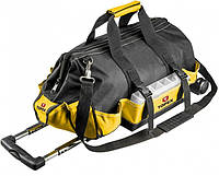 Сумка для інструменту TOPEX, на колесах, телескопічна ручка, основне відділення та 6 внутрішніх та 16 зовнішніх кишень