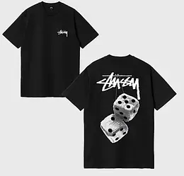 Футболка LOYS брендова із принтом кубиків Stussy