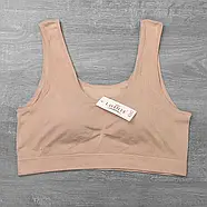 Топ жіночий базовий на широких бретелях Чорний, фото 3