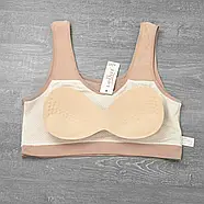 Топ жіночий базовий на широких бретелях Чорний, фото 4