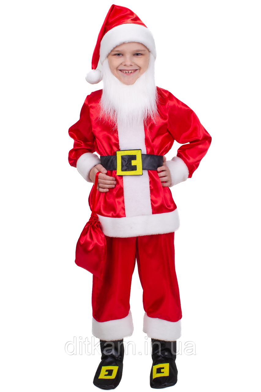 Карнавальний костюм Санта Клаус (атлас), фото 1