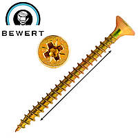 Саморіз 5х50 (500шт) для дерева універсальний жовтий