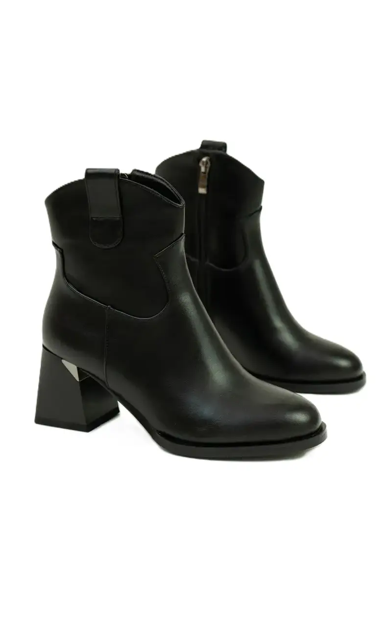 Жіночі демісезонні черевики ,чорні, фото 1