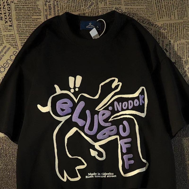 Жіночий оверсайз Футболка LOYS з принтом Маленький диявол Чорний, фото 1