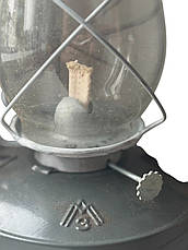 Гасова лампа «Кажан» (СССР, 1957 р.) — антикварний вітростійкий ліхтар, фото 5