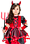 Карнавальний костюм Чортеня (дівчинка) №1/1 (червоний), фото 5