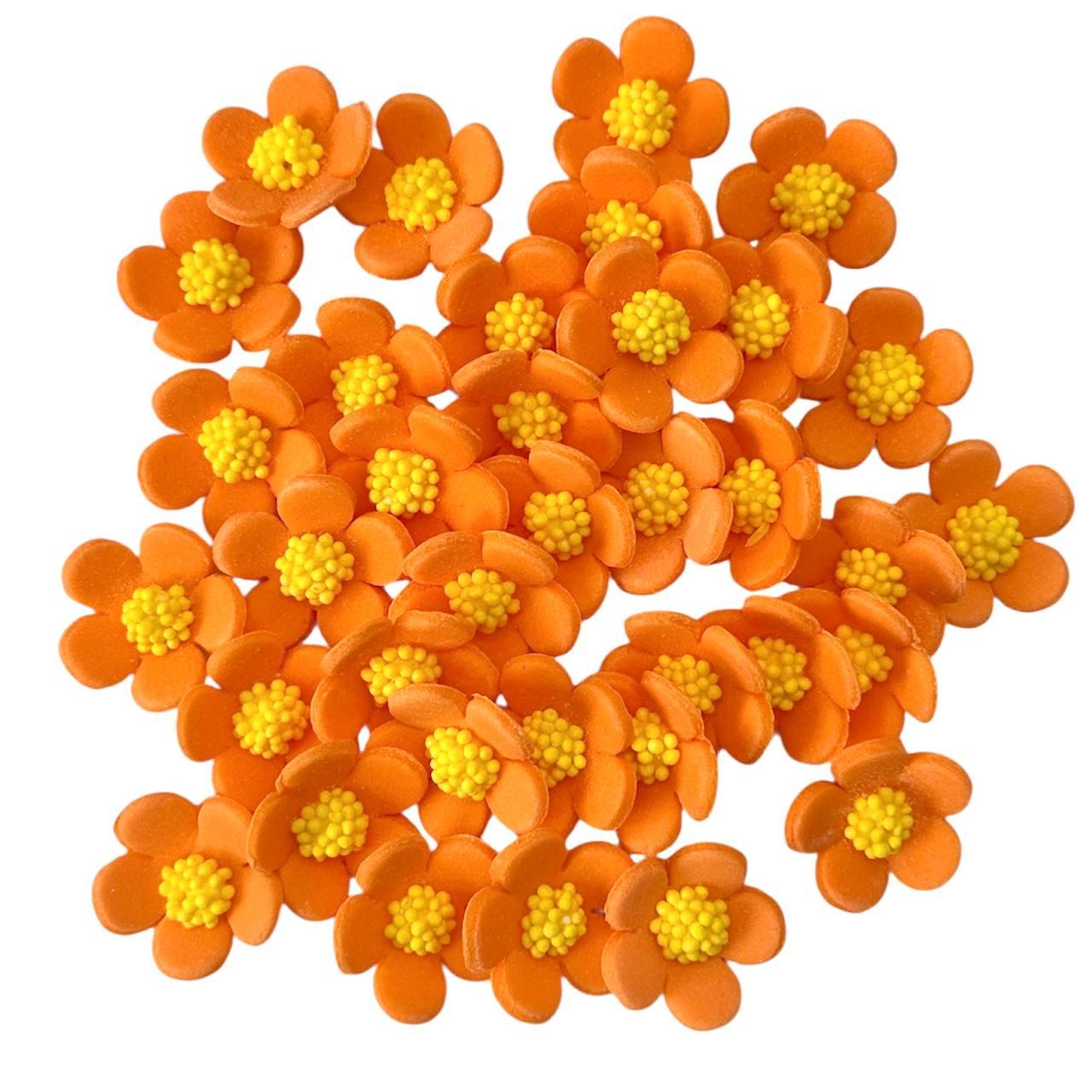 Цукрова прикраса "Весняночка моно" помаранчева (36 шт.), фото 1