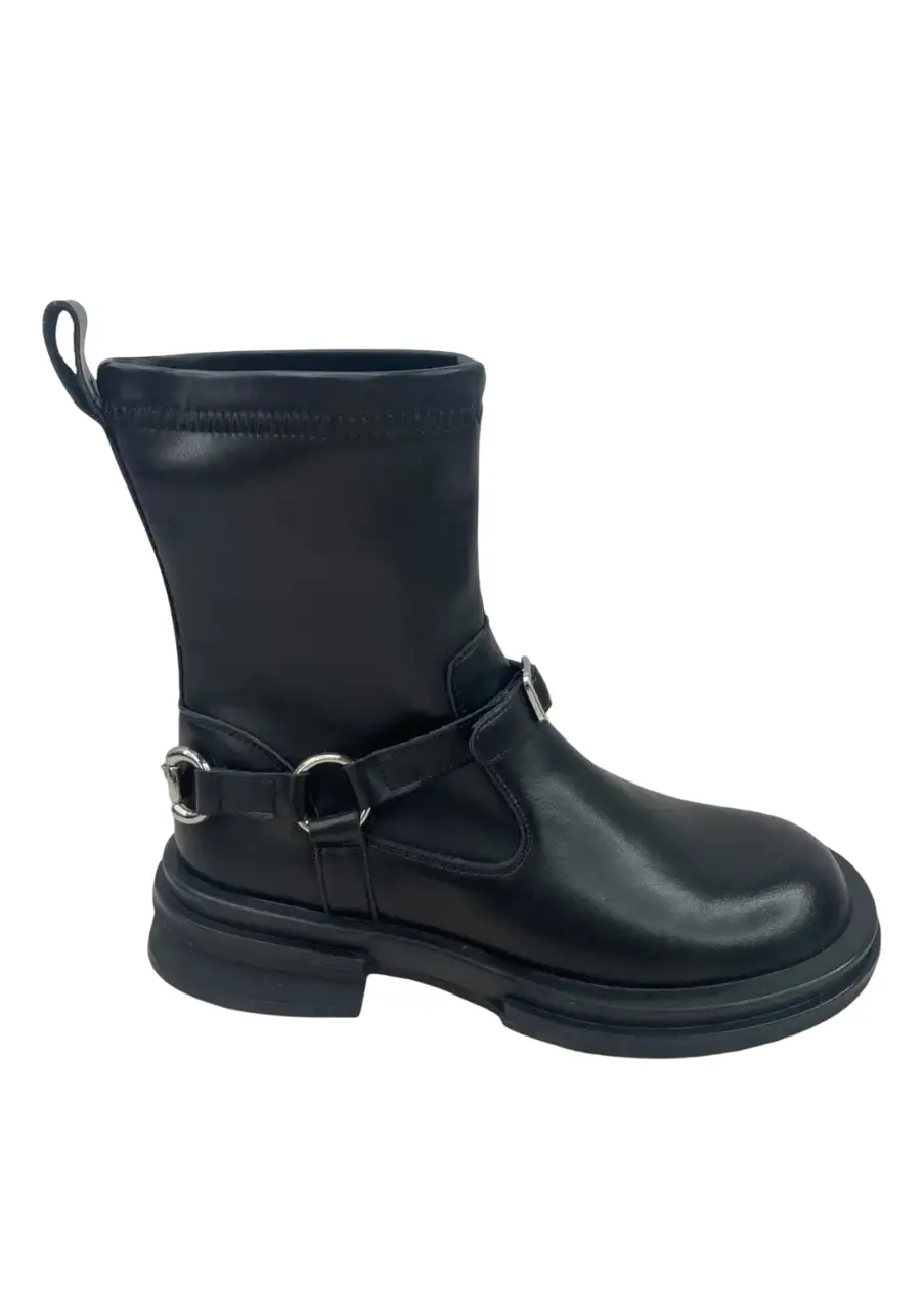 Жіночі черевики демісезонні чорні (A2592), фото 1