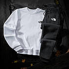 Чоловічий зимовий спортивний костюм The North Face хакі Комплект Зе Норт Фейс Світшот Штани, фото 6