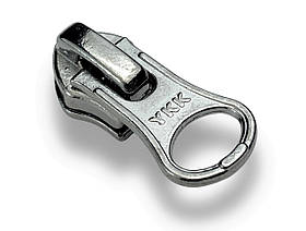 Бігунок для спіральної блискавки №5 YKK Японія М-29581 колір темний-нікель