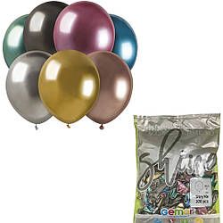 3078 Кульки латекс 5 ХРОМ асорті