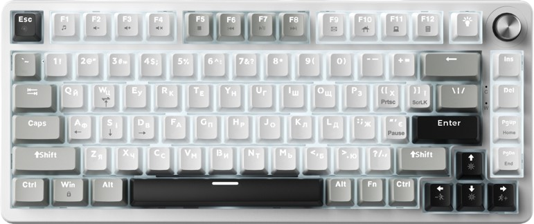 Клавіатура GamePro Genesis MK126 Silverlight White