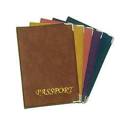 Обкладинка для пасспорту, шкіряний мікс різновидів.