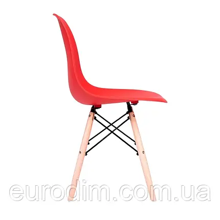 Стілець Richman Жаклін Ніжки деревʼяні Червоний, фото 3