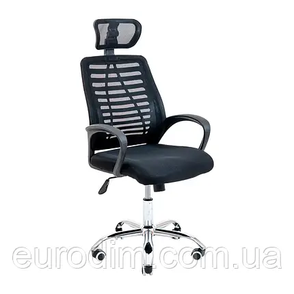 Крісло Richman Бласт Хром M-1 (Tilt) Сітка чорна, фото 1