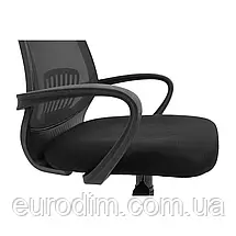 Крісло Richman Стар Хром Піастра Сітка чорна, фото 5