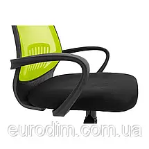 Крісло Richman Стар Хром Піастра Сітка чорна + зелена, фото 5