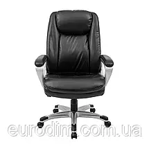 Крісло Richman Еліт Про Пластик Річ M-1 (Tilt) Шкіра Спліт Чорна, фото 2