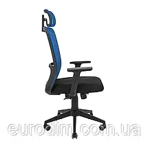 Крісло Richman Експерт Пластик M-2 (Anyfix) Сітка синя, фото 3