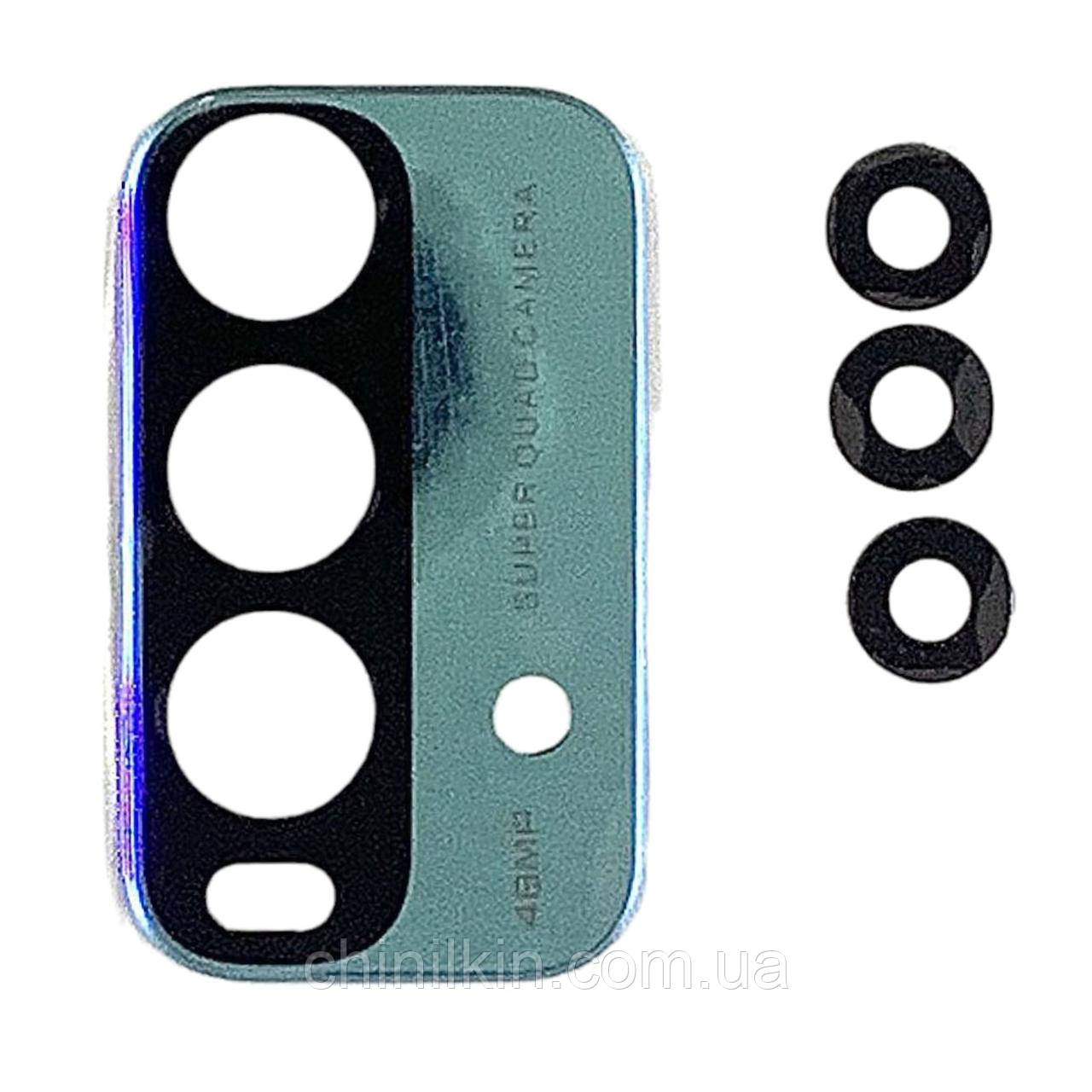 Скло камери для Xiaomi Redmi 9T (комплект) Green, фото 1