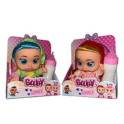 8930 BL Пупс із пляшечкою та соскою, мікс різновидів, у дисплеї